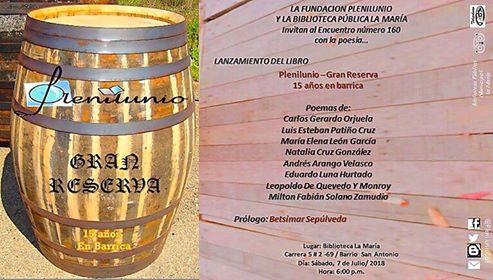 LANZAMIENTO DE GRAN RESERVA POÉTICA 2