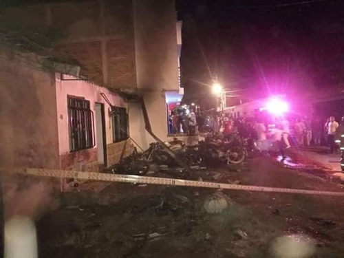 explosión en Corinto