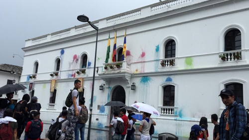 Protesta social y agravios a la Ciudad Blanca
