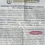 CAUCA BAJO AMENAZA