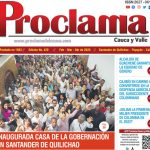 En circulación edición impresa No. 420 Proclama del Cauca y Valle