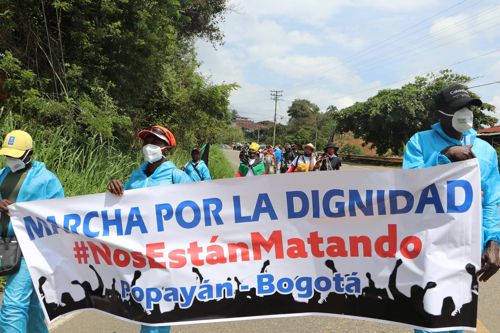 Avanza hacia Bogotá la Marcha por la dignidad 4 Avanza hacia Bogotá la Marcha por la dignidad 4