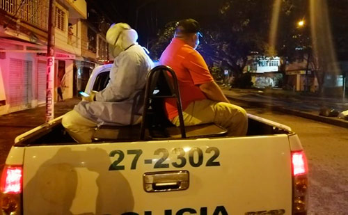 Detenida persona que violó medidas sanitarias