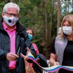 Administración municipal inaugura placa huella en Clarete