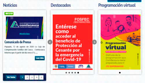 Disfruta de toda la programación recreativa, deportiva y educativa que Comfacauca tiene para ti Disfruta de toda la programación recreativa, deportiva y educativa que Comfacauca tiene para ti