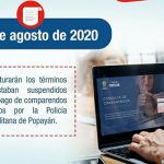 Desde el 18 de agosto se habilita la plataforma “Consulta de Comparendos”