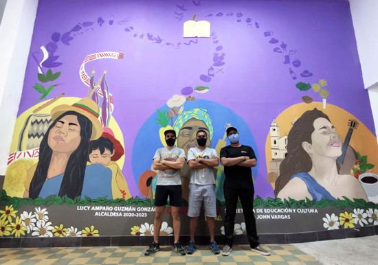 Muros-Vivos-Crew-Muralistas-en-Santander-de-Quilichao