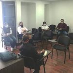 Equipo del Plan de Ordenamiento Territorial en diálogo con organizaciones de recicladores