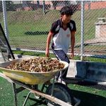 Barrio Pandiguando se prepara para reabrir escenario deportivo