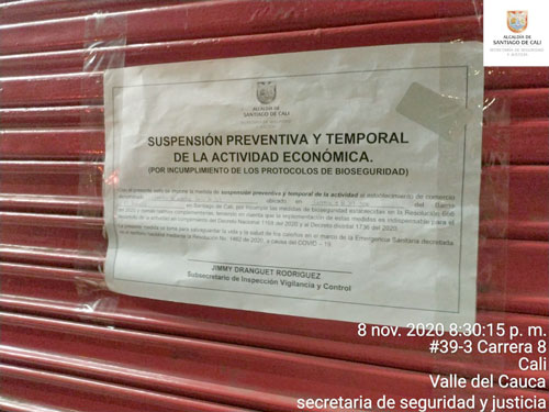 Continúan-cierres-a-establecimientos-por-falta-de-normas-de-bioseguridad Continúan-cierres-a-establecimientos-por-falta-de-normas-de-bioseguridad