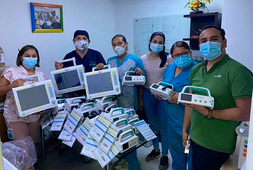 Llegan al Cauca equipos biomédicos para ampliar las UCI y darle atención a la pandemia Llegan al Cauca equipos biomédicos para ampliar las UCI y darle atención a la pandemia