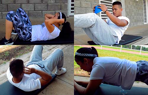 Ejercicios de abdominales