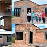 7 familias que vivían en zonas de alto riesgo recibieron su nueva casa