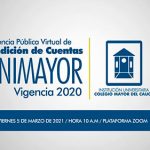Rendición Virtual de Cuentas UNIMAYOR, vigencia 2020