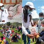 La gestora social del Cauca hace presencia en los territorios, entregando ayudas humanitarias y liderando acciones por el cuidado de la niñez