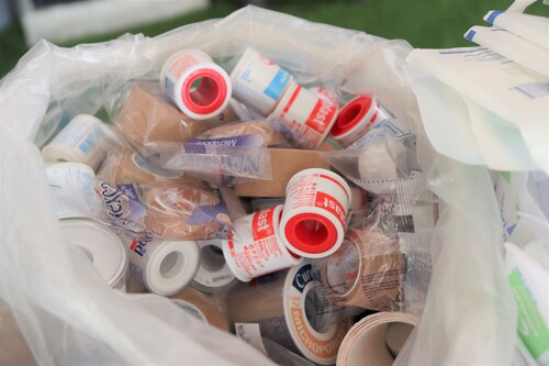 Caleños apoyan el Paro Nacional realizando donaciones (9)