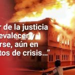 La Rama Ejecutiva ha minimizado el valor de la Justicia