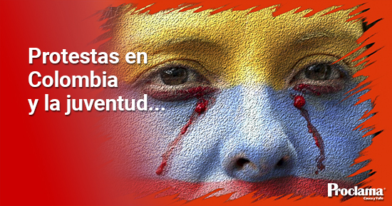 Protestas en Colombia, la generación de cristal - juventud
