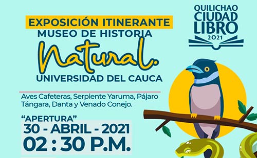 Con una exposición itinerante del Museo de Historia Natural, Unicauca apoya la Feria del Libro de Santander de Quilichao Con una exposición itinerante del Museo de Historia Natural, Unicauca apoya la Feria del Libro de Santander de Quilichao