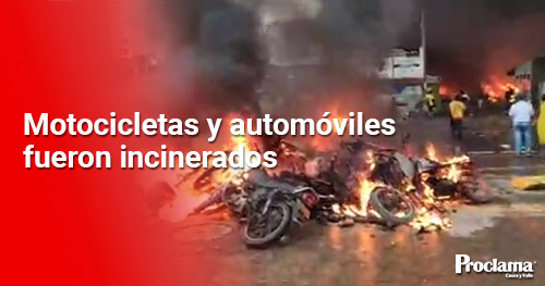 Incendiado parqueadero municipal de Popayán