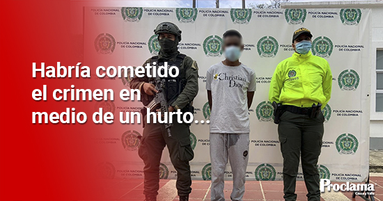 Capturan a un presunto homicida en Guachené