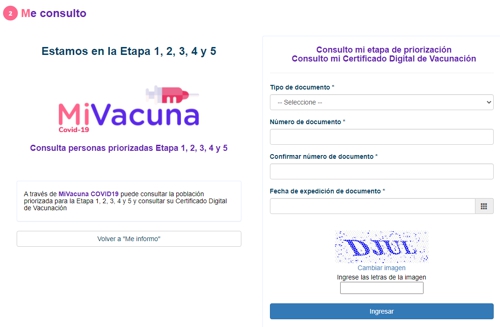 Desde el 16 de noviembre exigirán carné de vacunación en sitios públicos