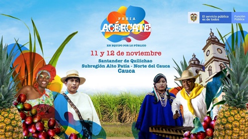 Feria Acércate llega a Santander de Quilichao