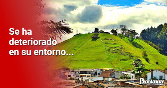 El morro de Tulcán en Popayán