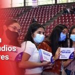 Beneficiados de Todos y Todas a Estudiar realizaron un acto de juramento