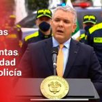 Presidente entregó camionetas a la Policía en el Valle del Cauca