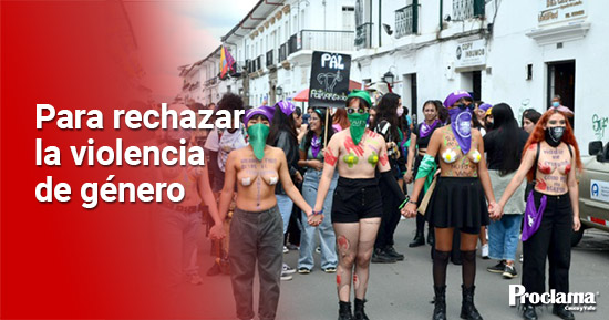 Movimientos feministas de Popayán alzaron su voz de protesta