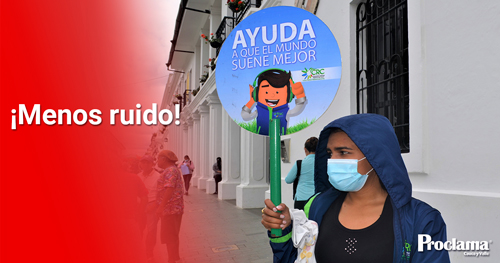 Campaña contra la contaminación auditiva en Popayán