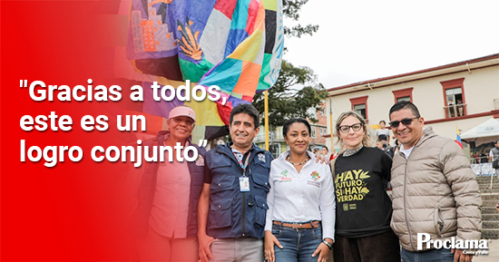 Bolivar le dice si a la paz y a la verdad