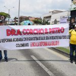 Así se vivió la marcha contra las reformas de Petro en Cali