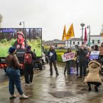 A nombre de comunidades caucanas protestaron en Irlanda contra Smurfit