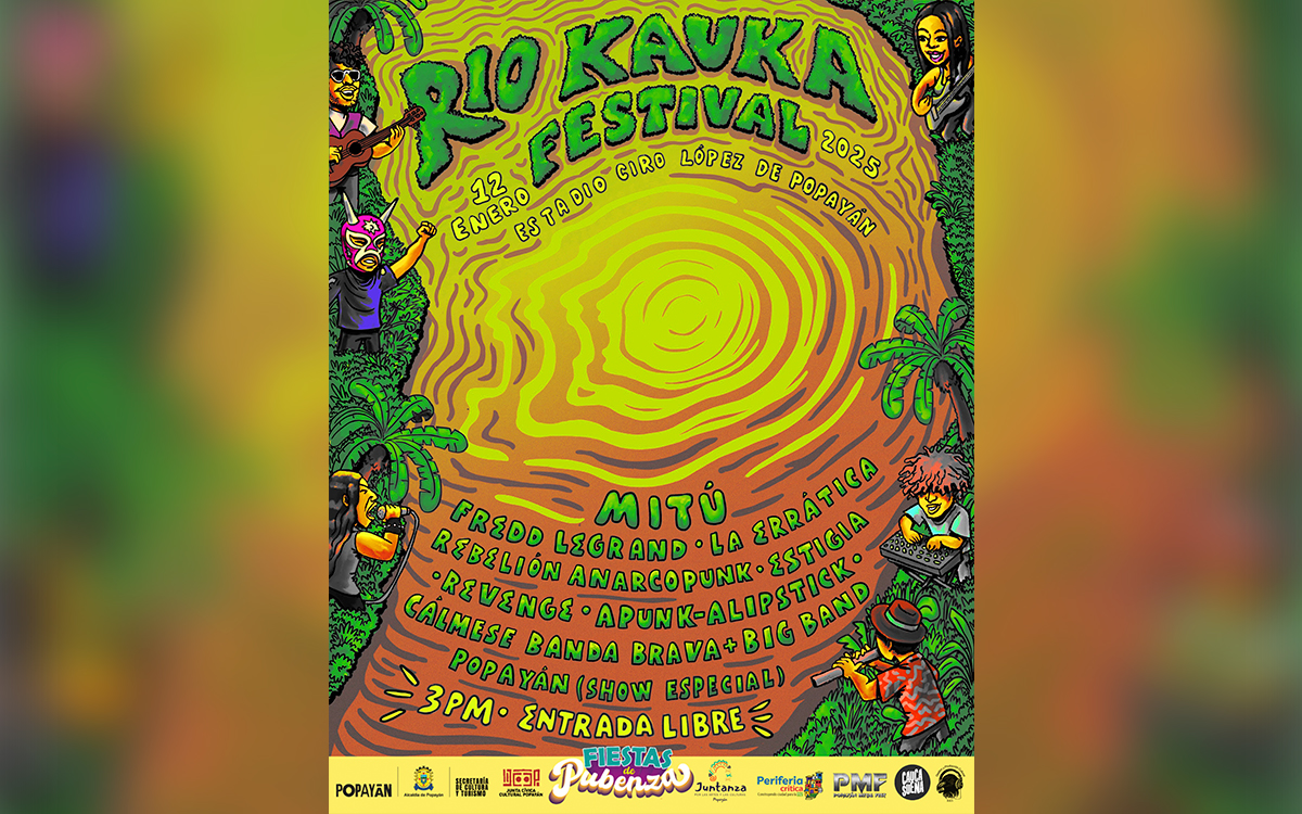 Festival Río Kauka celebra la diversidad cultural en Popayán
