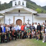 Gobernador entrega obras en colegio de Totoró