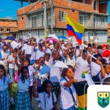 Guachené marcha por la paz y exige inversión social