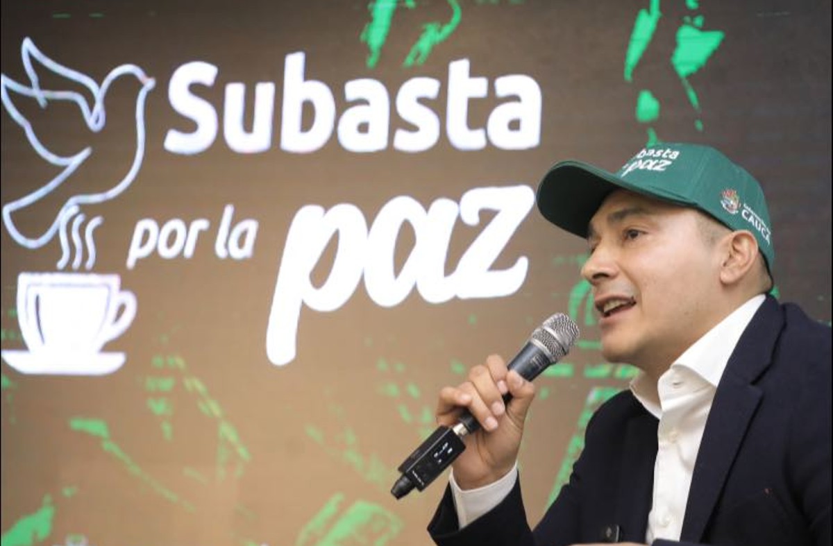 Subasta por la Paz exalta el valor del café caucano como motor de reconciliación