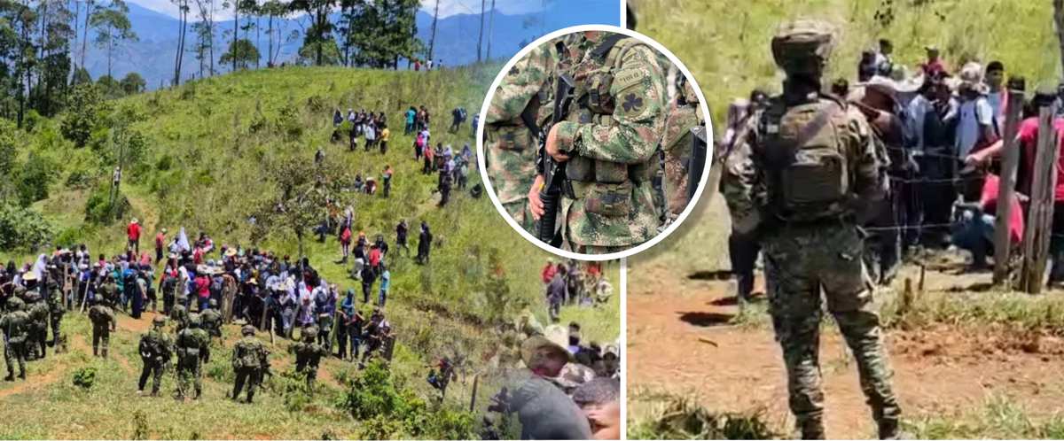 Ejército denuncia asonada en Villa Colombia, Jamundí Ejército denuncia asonada en Villa Colombia, Jamundí
