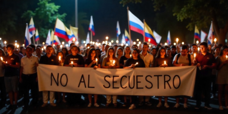 Rechazo a la barbarie del secuestro