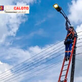 Caloto realiza mantenimiento del alumbrado público urbano