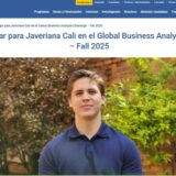 Juan Nicolás Luna Galarza triunfa en el Global Business Analysis Challenge – Fall 2025