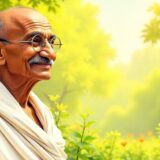 Retratos de la vida de Gandhi