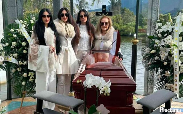 Redes cuestionan despedida de Jessica Cediel a su padre