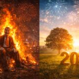El año pasado. vs el nuevo año