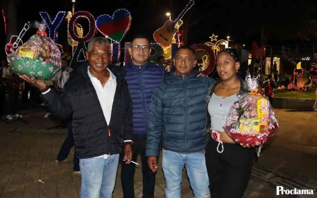 Novena navideña reúne a Cajibío en comunidad