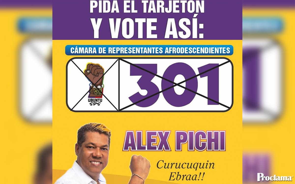 'Alex Pichi' busca llegar a la Cámara: cultura y dignidad para la Curul Afro 'Alex Pichi' busca llegar a la Cámara: cultura y dignidad para la Curul Afro