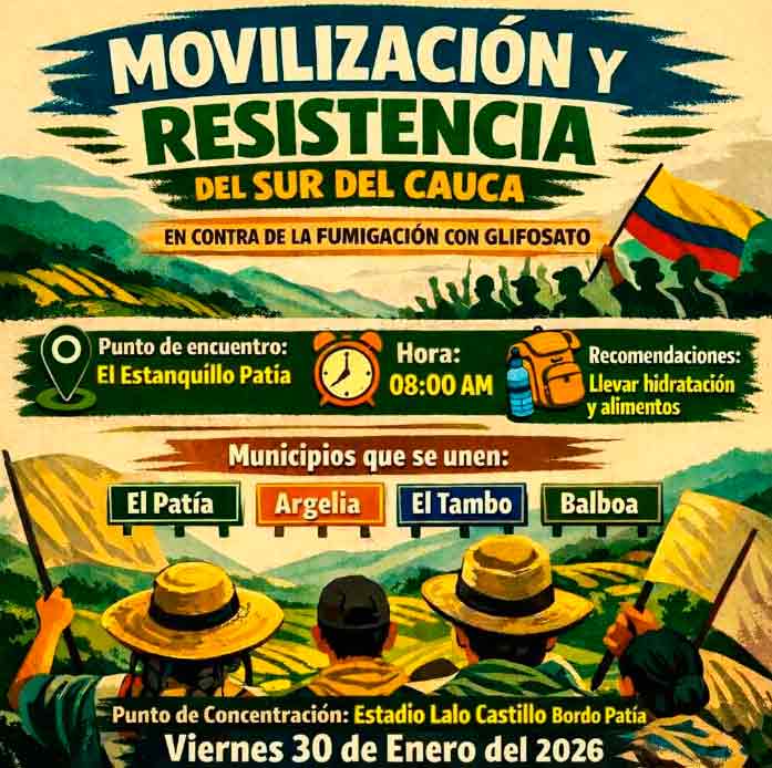 Comunidades se movilizan hoy contra el glifosato
