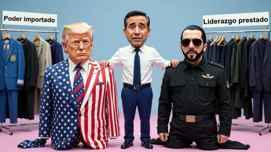 El disfraz le queda grande El disfraz le queda grande